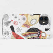 質のおもしろいなフクロウ Case-Mate iPhoneケース (裏面(横))