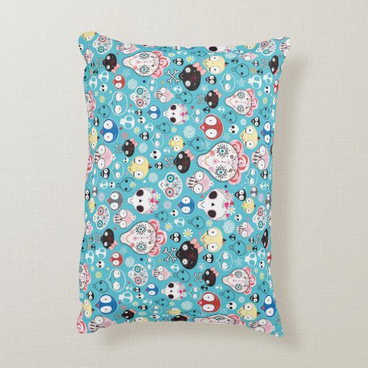 質の笑うスカル アクセントクッション (裏面(縦))