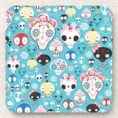 質の笑うスカル コースター (正面)