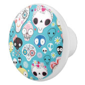 質の笑うスカル セラミックノブ (右)