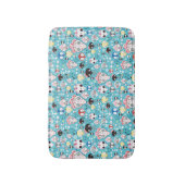 質の笑うスカル バスマット (正面縦)