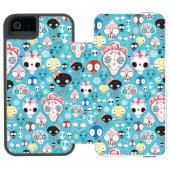 質の笑うスカル INCIPIO iPhoneウォレットケース (フォリオ Open)