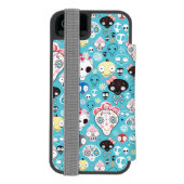 質の笑うスカル INCIPIO iPhoneウォレットケース (フォリオ裏面)