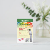 質の絵画 名刺 (スタンド正面)