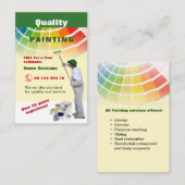 質の絵画 名刺 (正面/裏面)