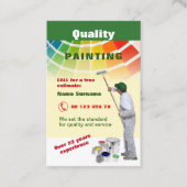 質の絵画 名刺 (正面)