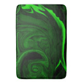 質の緑のマラカイトの石 バスマット (正面縦)