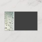 質の調子(私の窓の雨) 名刺 (裏面)