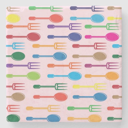 質の食事 ストーンコースター (正面)