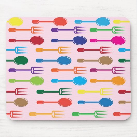 質の食事 マウスパッド (正面)