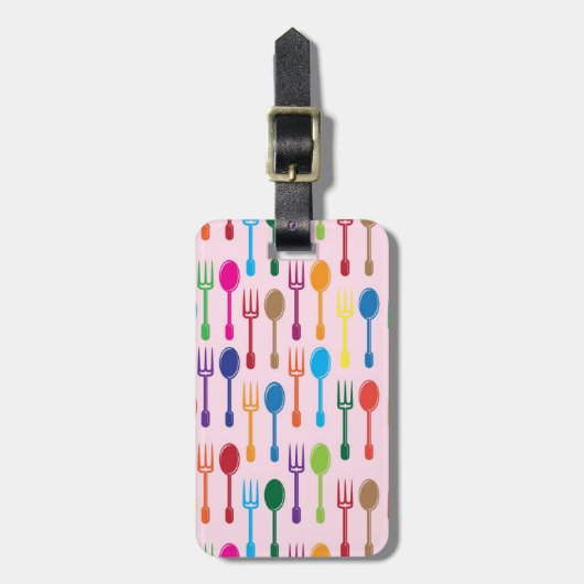 質の食事 ラゲッジタグ (正面縦)