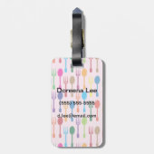 質の食事 ラゲッジタグ (裏面縦)