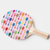 質の食事 卓球ラケット (横)