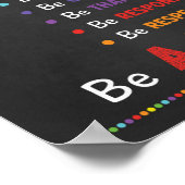 質の高い教室のアンチいじめのキャンペーン ポスター (角)