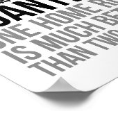 質は量よりも重要だ ポスター (角)