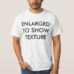 質を示すために拡大される Tシャツ