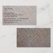 質を舗装する煉瓦 名刺 (正面/裏面)
