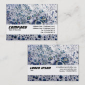 質バンド-石鹸の石鹸水 名刺 (正面/裏面)