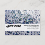 質バンド-石鹸の石鹸水 名刺 (裏面)