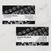 質バンドV2 -ヴィンテージのタイプライター 名刺 (正面/裏面)