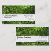 質バンドV2 -森林おおい 名刺 (正面/裏面)