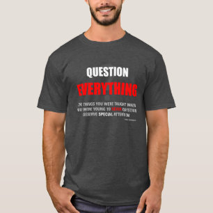 質問すべて001b (前部だけ) tシャツ