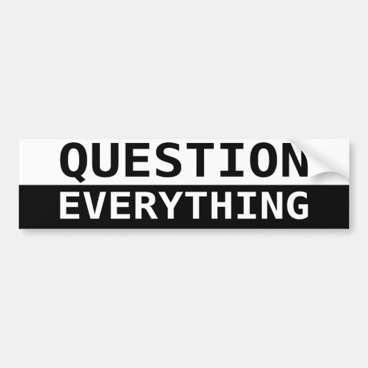 質問すべて バンパーステッカー (正面)