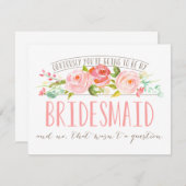 質問ではない、ブライドメイドバラガーデン 招待状 (正面/裏面)