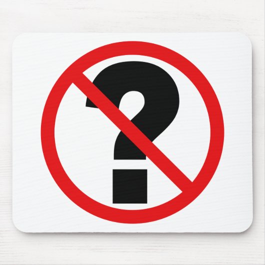 質問なし マウスパッド (正面)