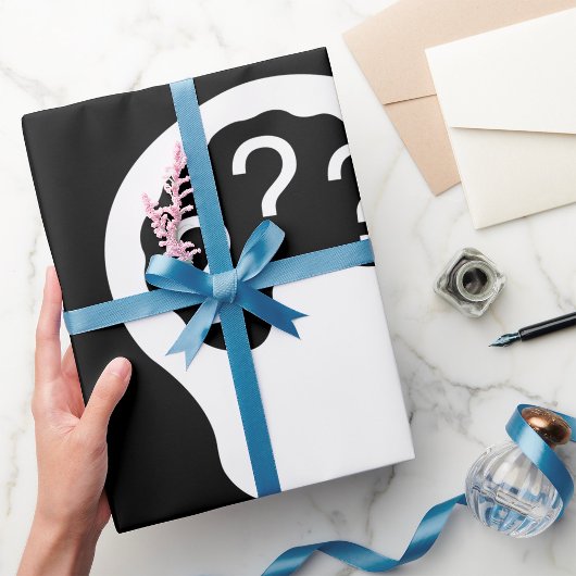 質問の包装紙 ラッピングペーパー