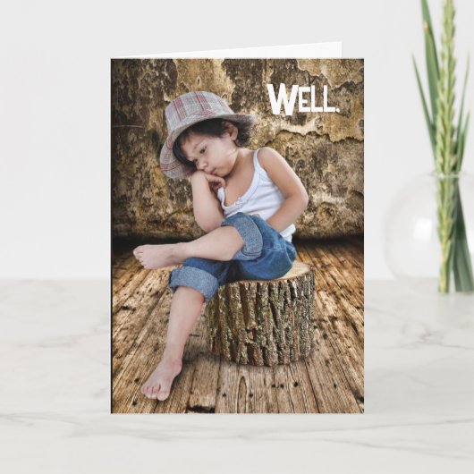 質問の多くは恋しく思あなただ サンキューカード (正面)