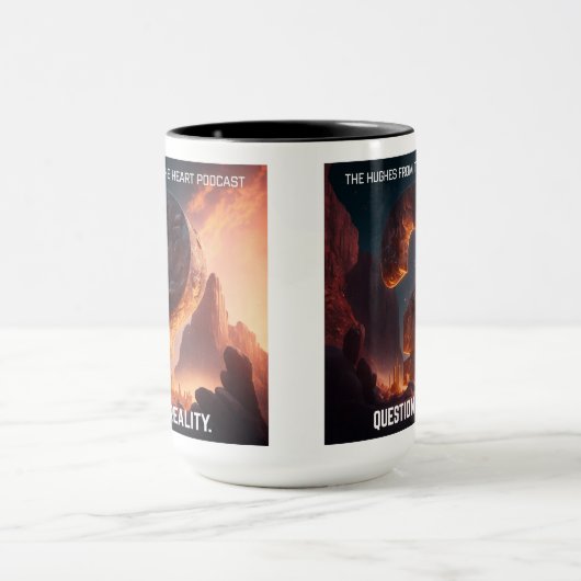 質問の現実 マグカップ (中央)