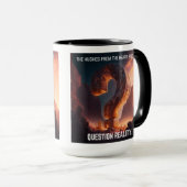 質問の現実 マグカップ (正面右)