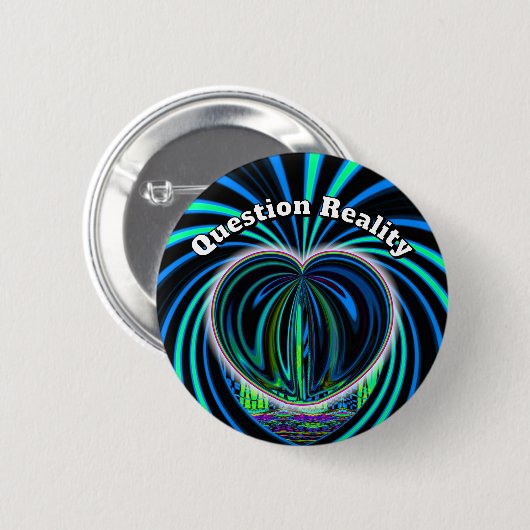質問の現実（言葉を変える可能性がある） 缶バッジ (正面&裏面)