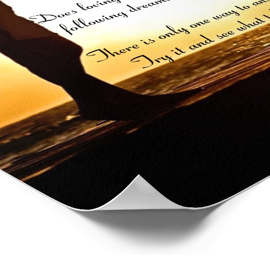 質問の詩 ポスター (角)