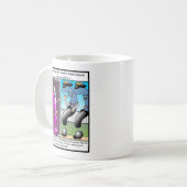 質問の警察おもしろいギフトTeesマグカード コーヒーマグカップ (正面左)