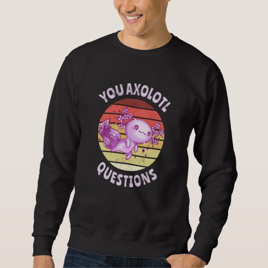 質問の軸外 スウェットシャツ (正面)