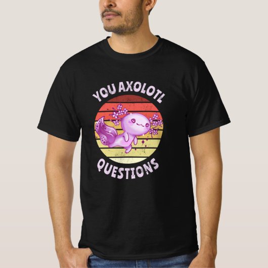 質問の軸外 Tシャツ (正面)