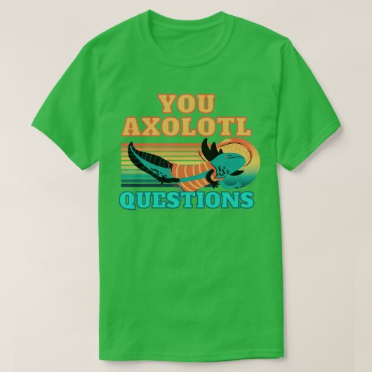 質問の軸外 Tシャツ (デザイン正面)
