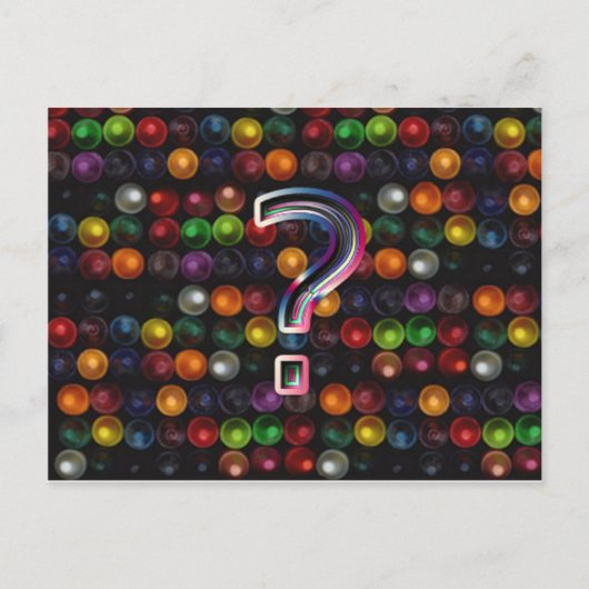 質問は？は ポストカード (正面)