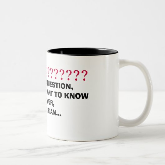 質問もしがあるとあなたが読む… カスタマイズ - ツートーンマグカップ (右)