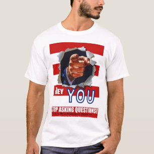 質問をすることを止めて下さい! Tシャツ