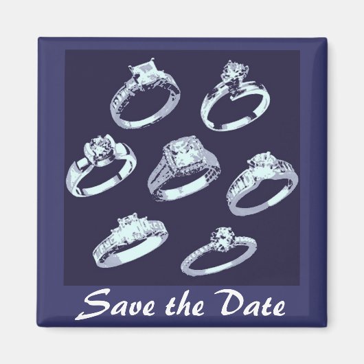 質問をポップアップした日付を保存 マグネット (正面)