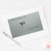 質問を生きるステッカー 長方形シール (封筒)