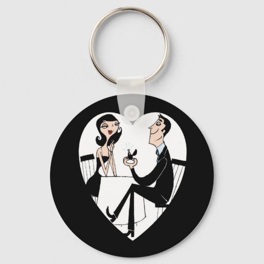 質問キーチェーンのキーチェーンのポップ キーホルダー (正面)