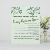 質問ゲおもしろいームブライダルシャワー (スタンド正面)