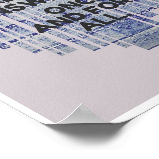 質問ポスター ポスター (角)