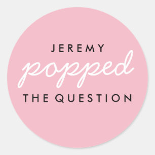 質問ポップコーンウェルカムバッグシール ラウンドシール