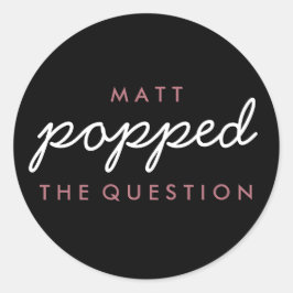 質問ポップコーン結婚のバラ金ゴールド ラウンドシール