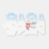 質問ポップ・アートのポップコーン婚約 フェイバーボックス (折り畳みなし)